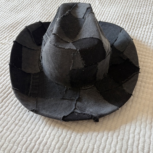 Levi’s Black Patchwork Denim Hat - Custom Made! Cowboy Carter Tour main image 2